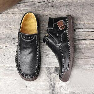 NEW! Mens Business High-top Loafers Casual Slip, Lightweight Dress Shoes